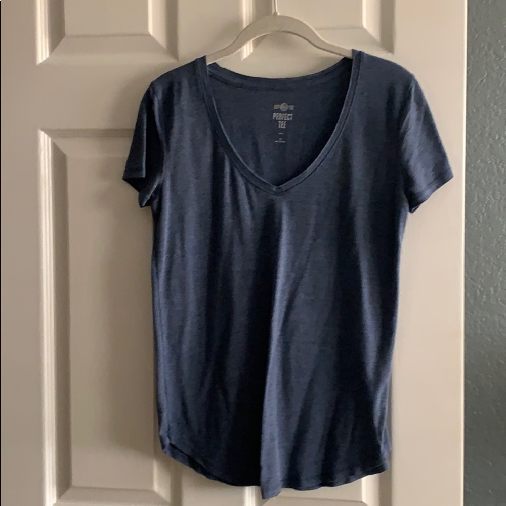 Plain light blue t shirt